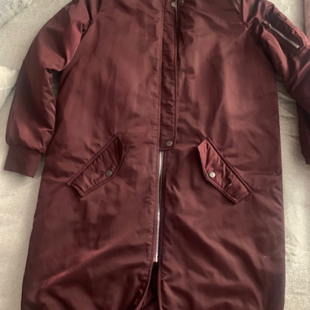 Longline Bomber Jacket